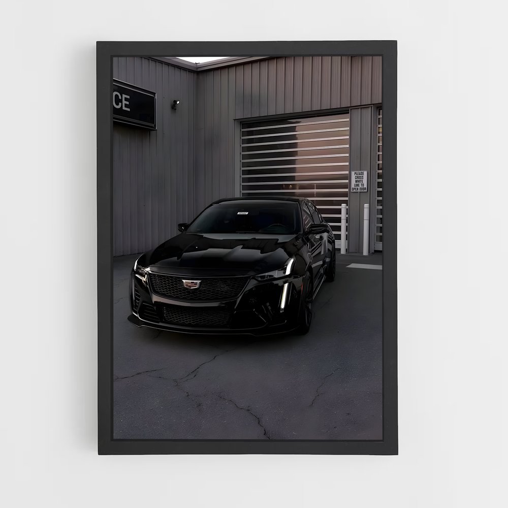Poster Cadillac Noir (vue 2)